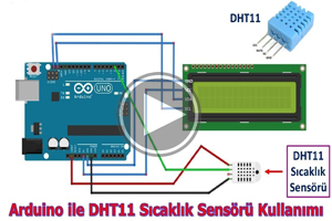 mBlock ile Arduino – DERS22 # DHT11 SICAKLIK ve NEM SENSÖRÜ LCD I2C
