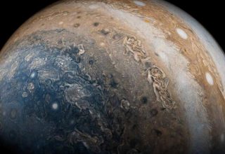 Jüpiter’in uydusu Ganymede’in kuzey kutbunun görüntüleri paylaşıldı