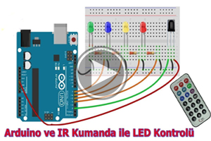 mBlock ile Arduino- DERS24 # (IR Remote) Kumanda ile Led Kontrolü