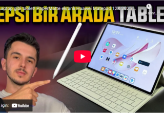 Laptop gibi tablet! PaperMatte ekranlı Huawei Matepad 12X 2025 inceleme