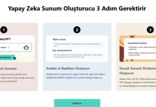 MakerPPT – Yapay Zeka ile Sunum Oluşturma